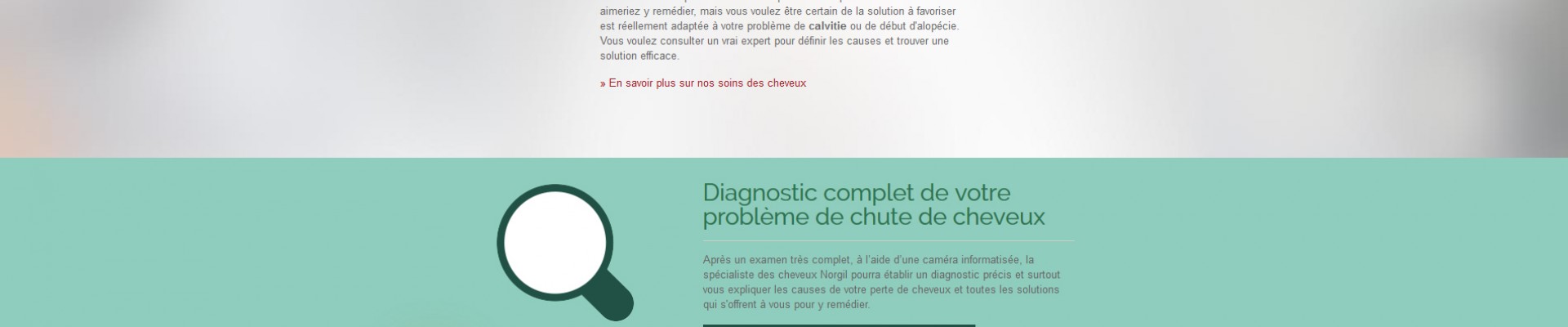 Optimisation de design et site web de Perte de cheveux Montréal